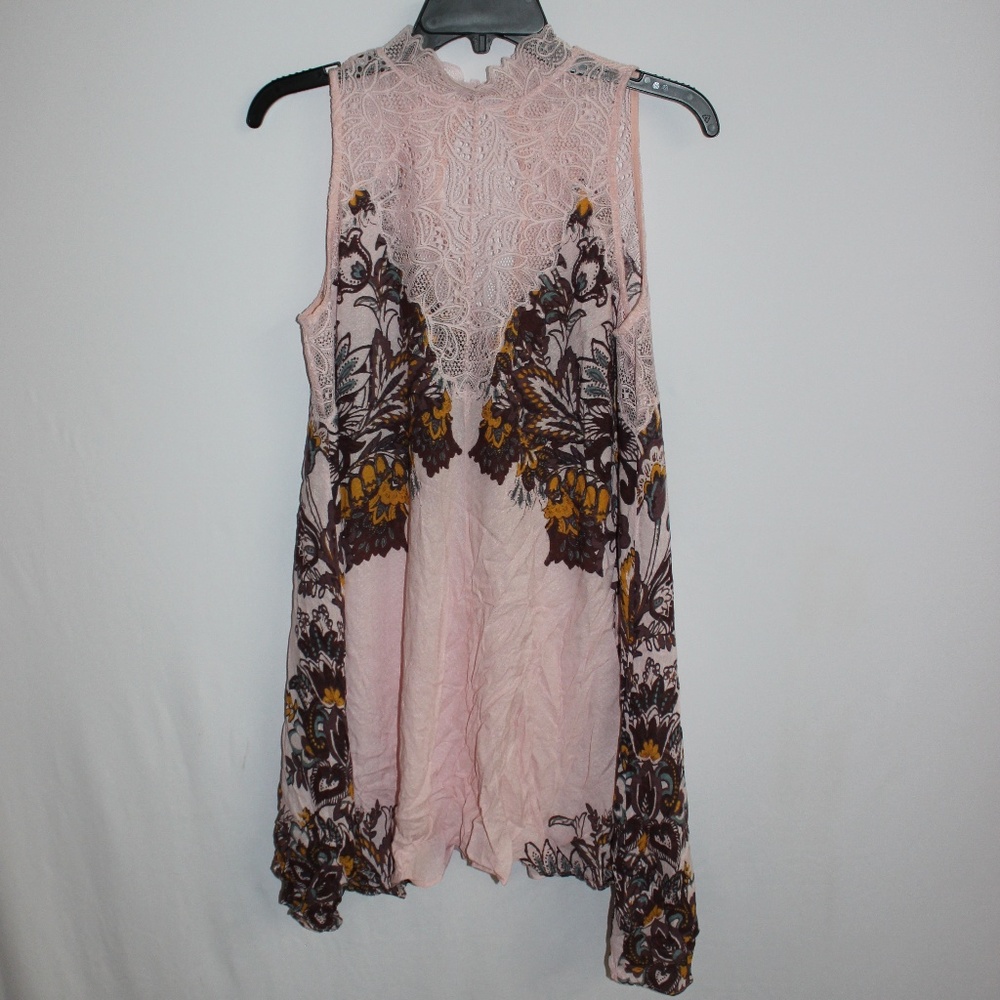 Free People Marsha Blush Combo Floral Printed